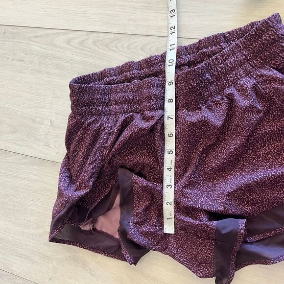 Athleta Womens Shorts Printed Mesh Racer Run Mid Rise Elastic waistband size s - Picture 4 of 11